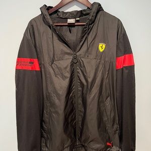 Scuderia Ferrari (Official Ferrari Product) Windbreaker Jacket with Hood
